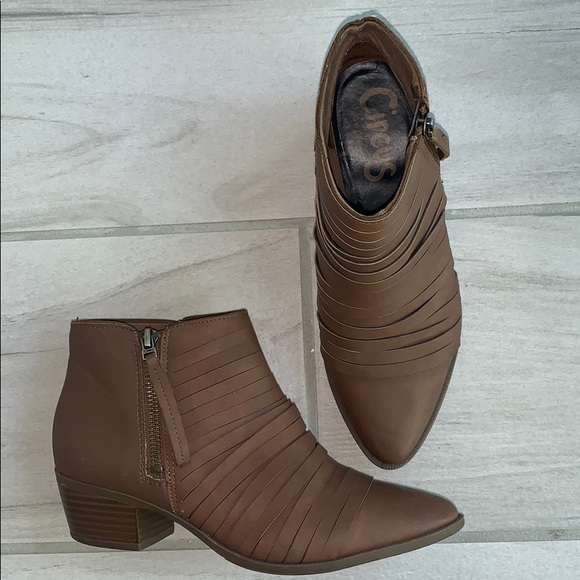 Circus by Sam Edelman Shoes - Sam Eldelman Circus brown booties